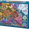 Puzzle 500 el. Labirynt fantasy w stylu D&D