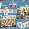 Puzzle 25 - 50 el. Leśne opowieści (Super zestaw 4 w 1)