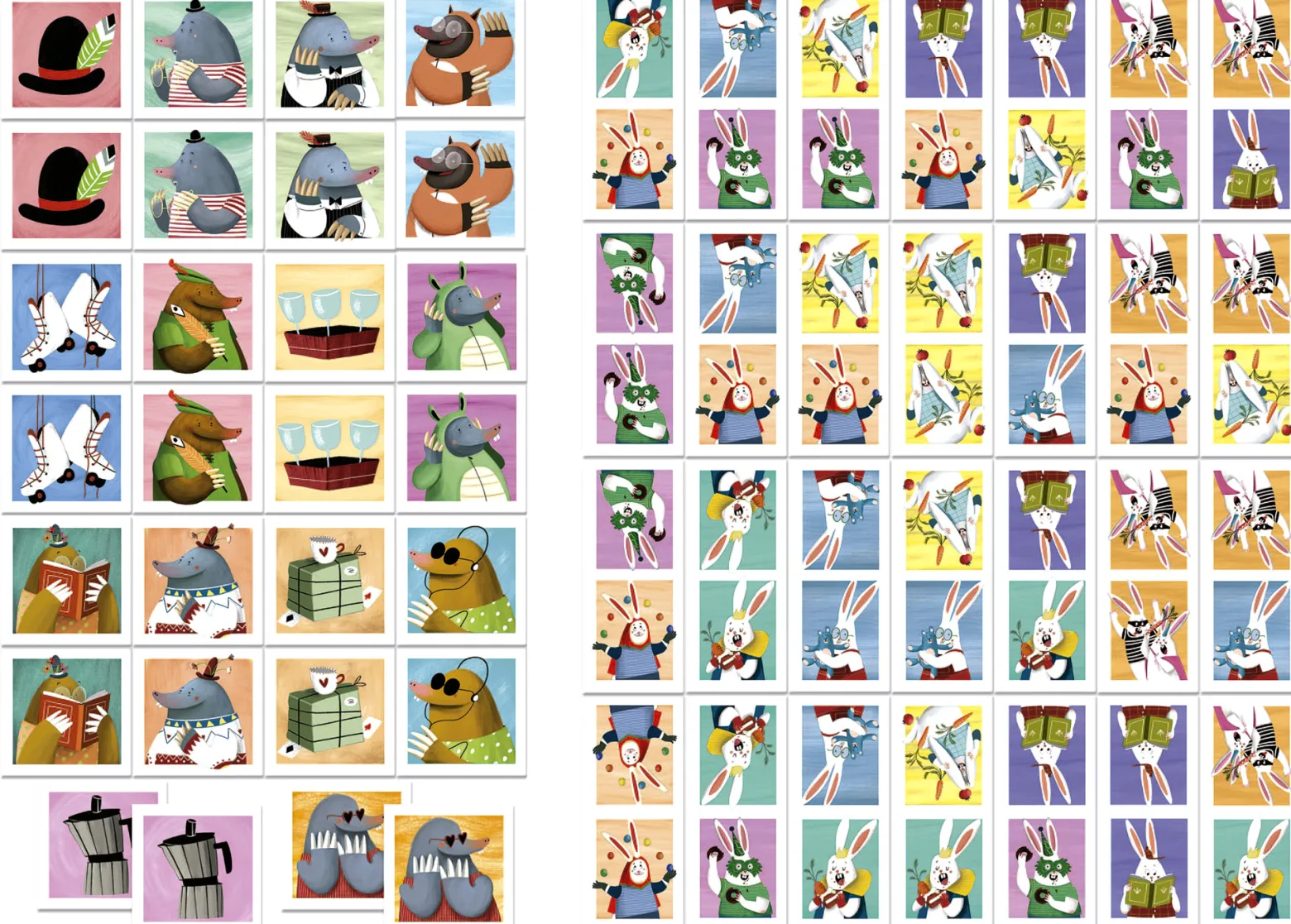 Puzzle 25 - 50 el. Leśne opowieści (Super zestaw 4 w 1)
