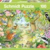 Puzzle 100 el. Leśne zwierzęta