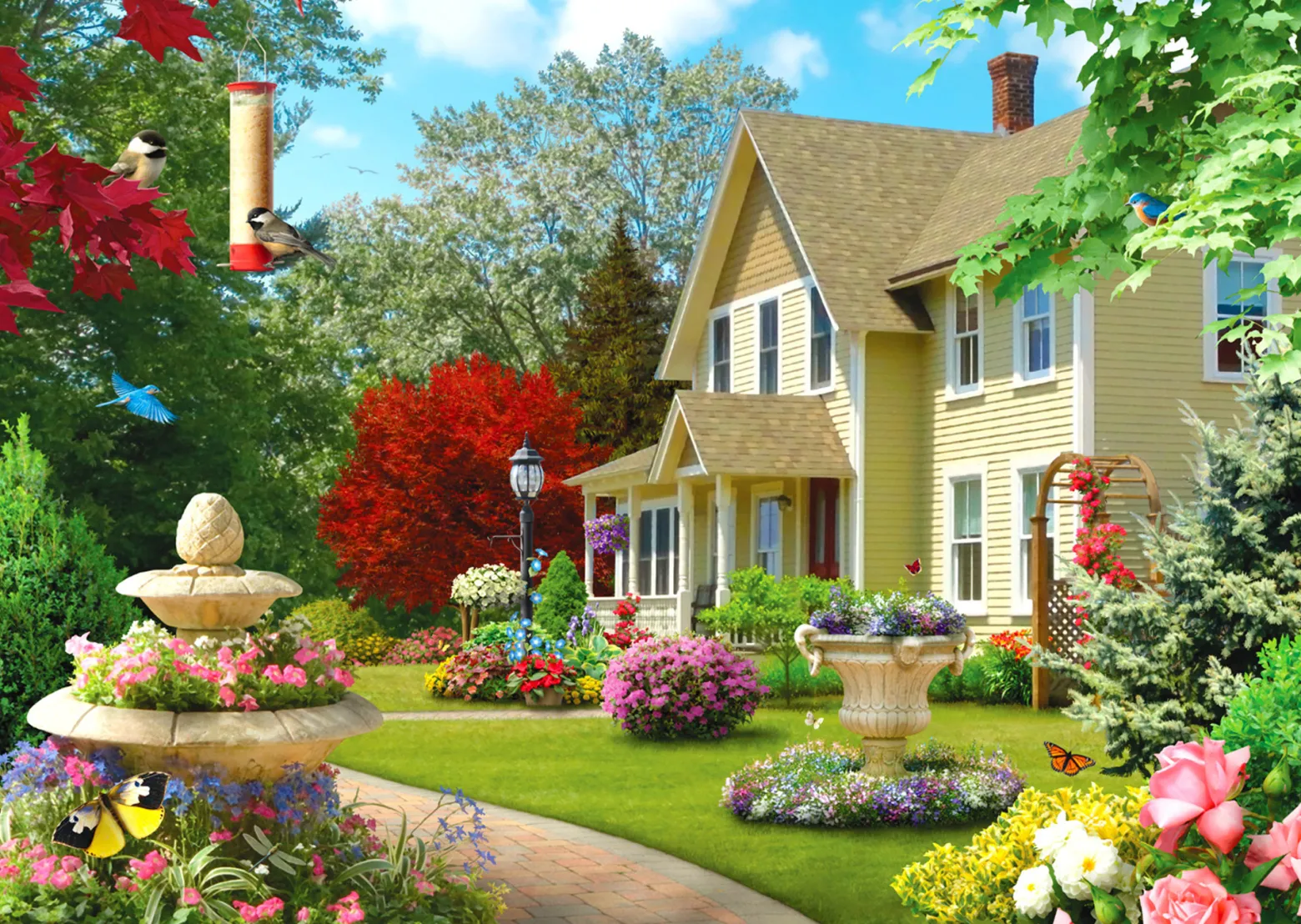 Puzzle 1000 el. Letni poranek
