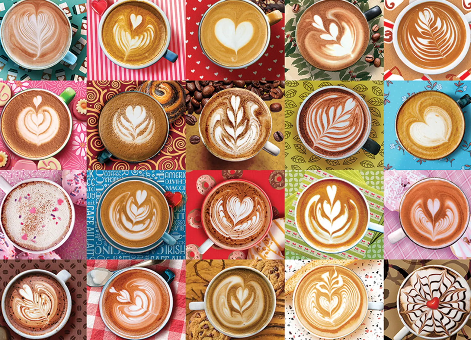 Puzzle 500 el. Lubię cię, latte