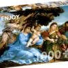 Puzzle 1000 el. Madonna z Dzieciątkiem ze św. Katarzyną i św. Jakubem, Lorenzo Lotto