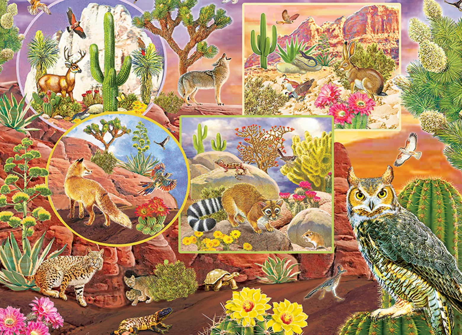Puzzle 350 el. Magiczna pustynia