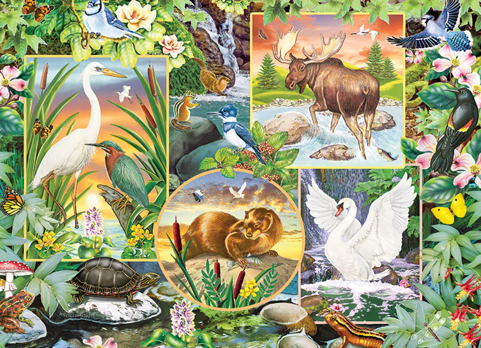 Puzzle 350 el. Magiczna rzeka