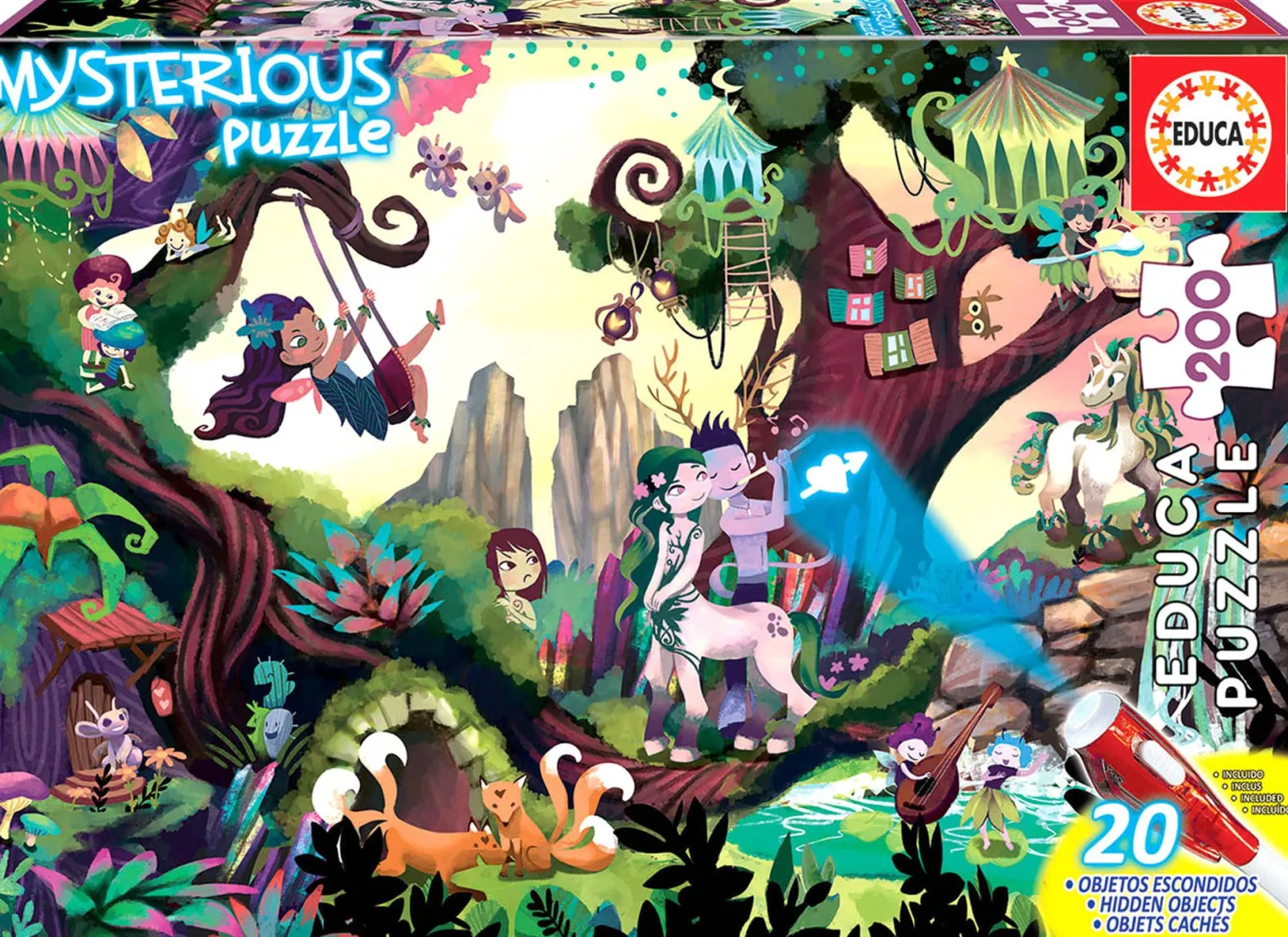 Puzzle 200 el. Magiczny las