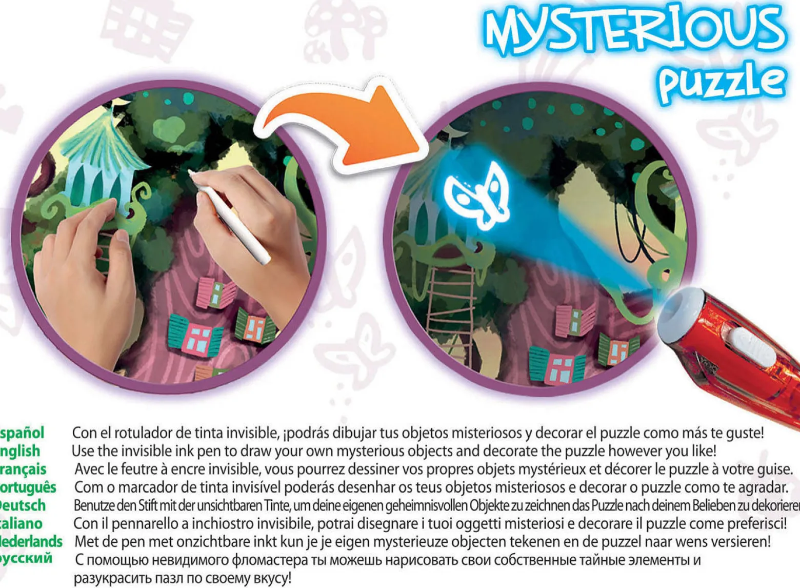 Puzzle 200 el. Magiczny las