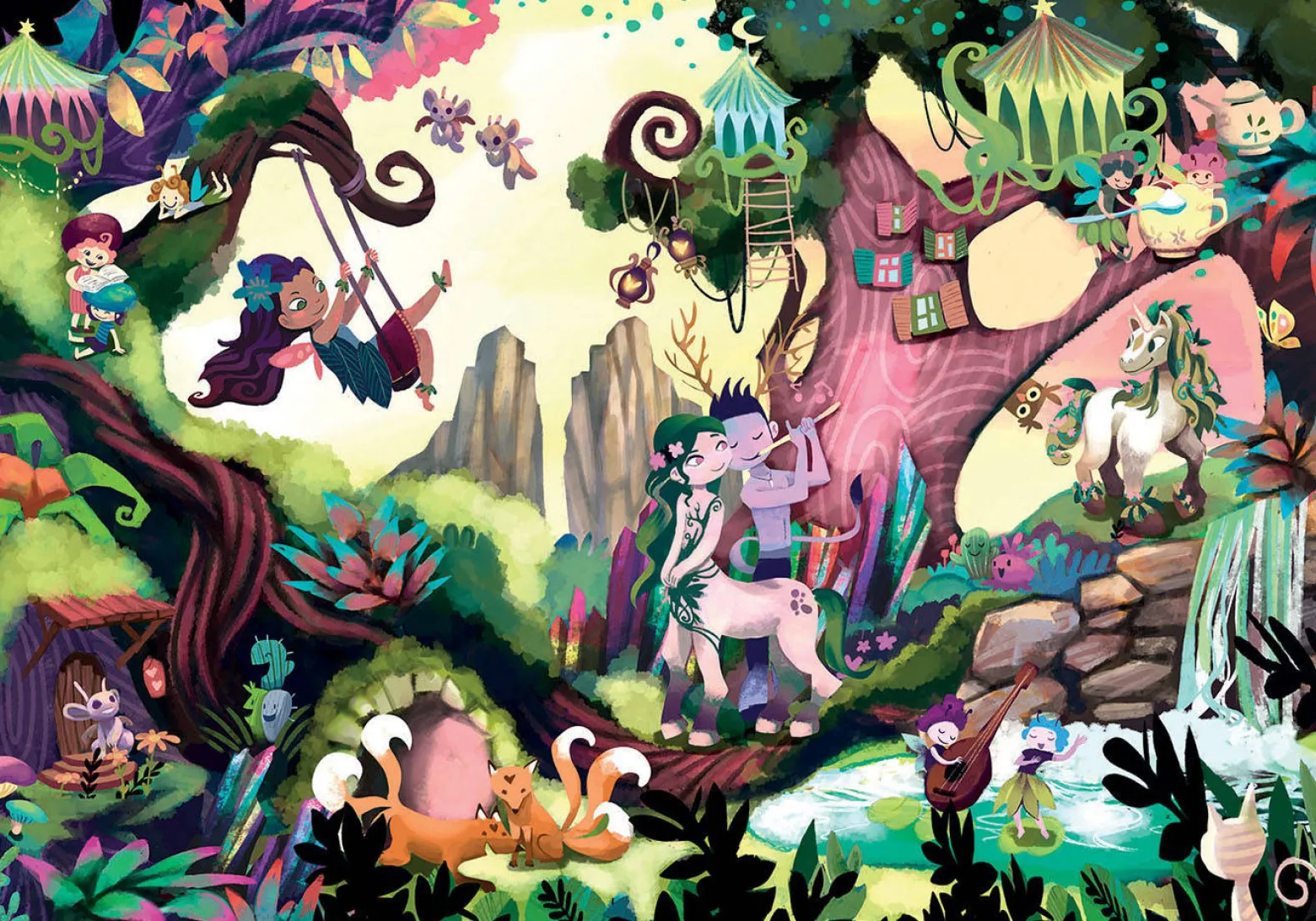 Puzzle 200 el. Magiczny las