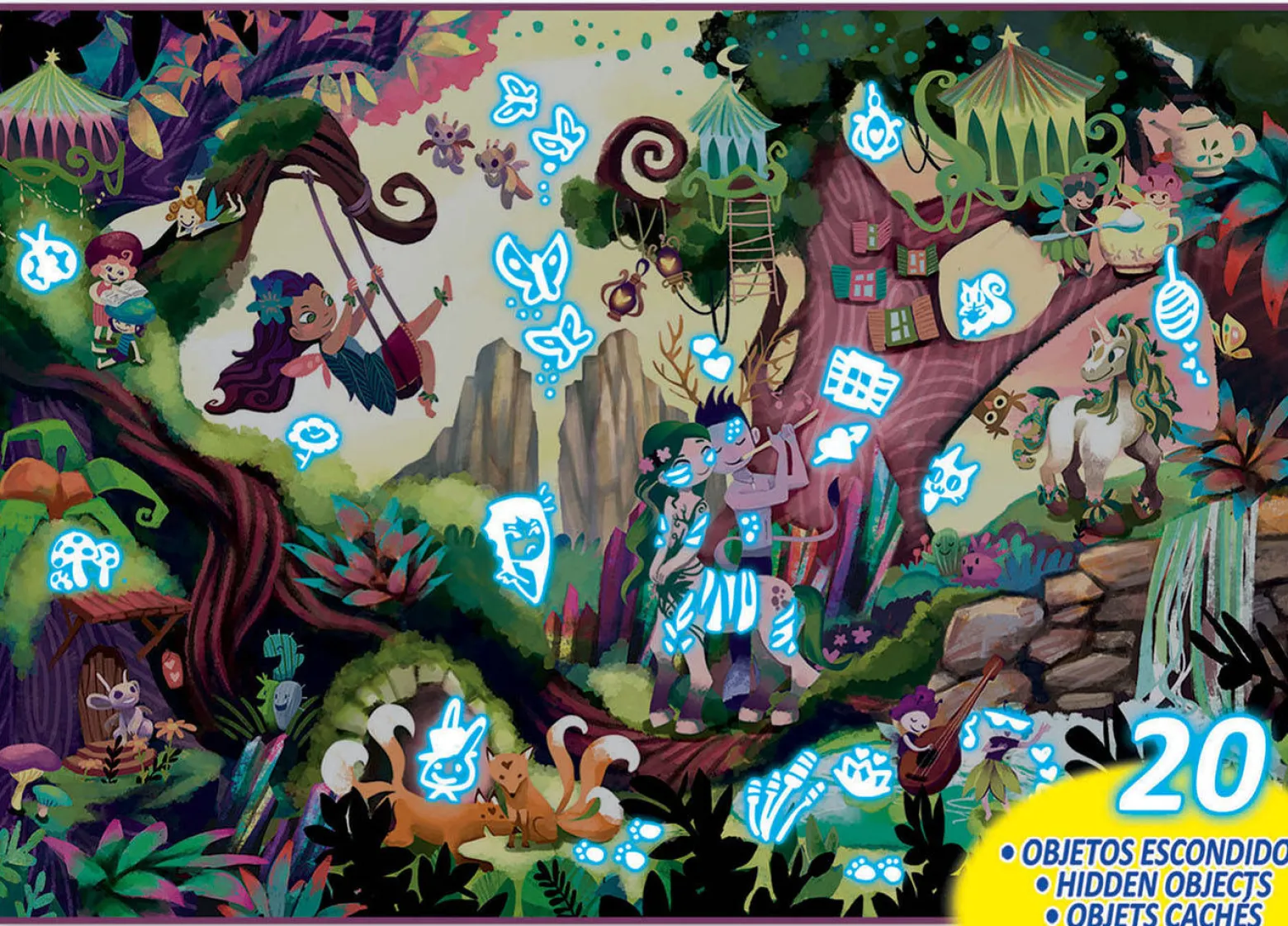 Puzzle 200 el. Magiczny las