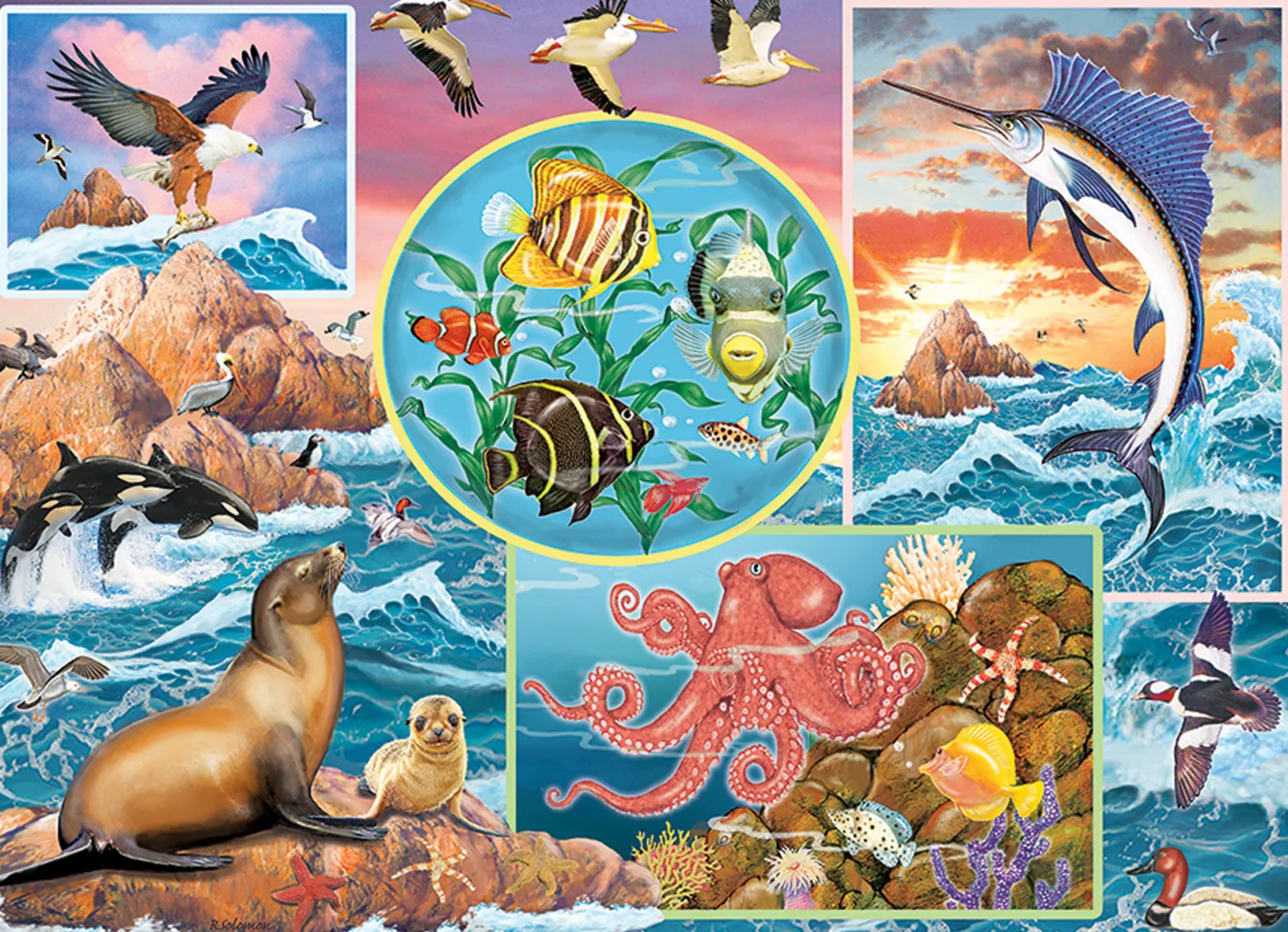 Puzzle 350 el. Magiczny ocean