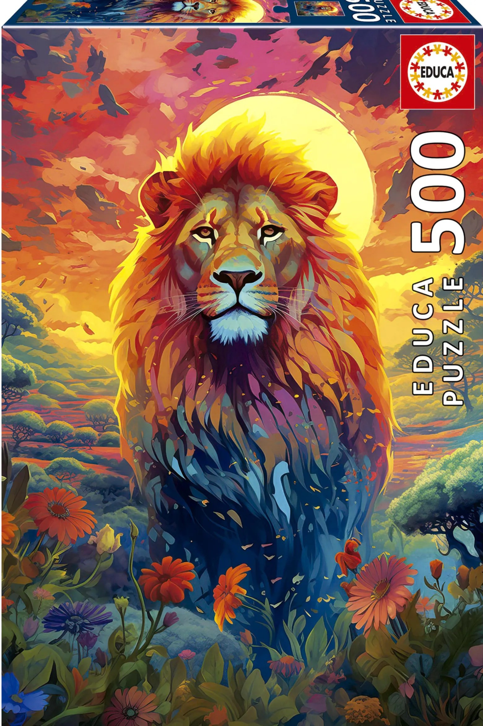 Puzzle 500 el. Majestatyczny lew