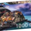 Puzzle 1000 el. Manarola o zmierzchu / Cinque Terre / Włochy