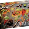 Puzzle 1000 el. Mapa świata z przypraw
