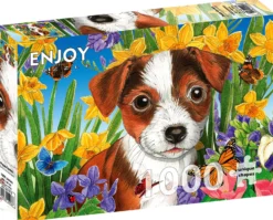 Puzzle 1000 el. Mały piesek