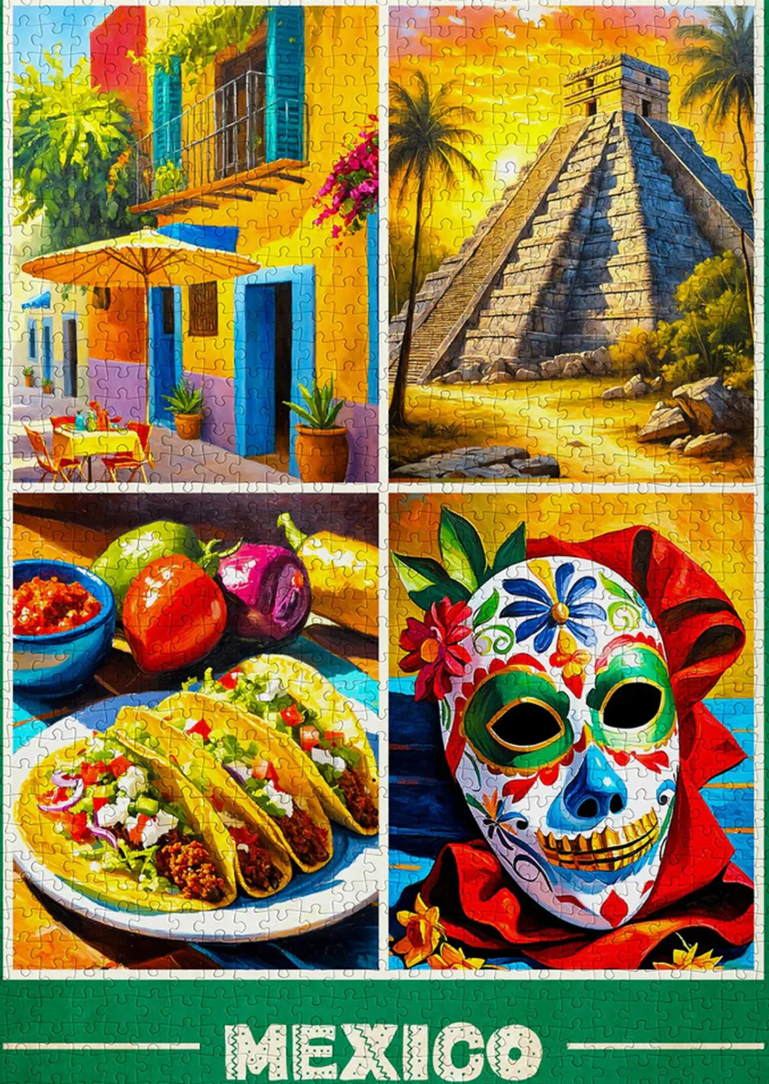 Puzzle 1000 el. Meksyk