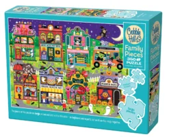 Puzzle 350 el. Miasteczko Halloween