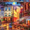 Puzzle 5000 el. Miasteczko we Francji