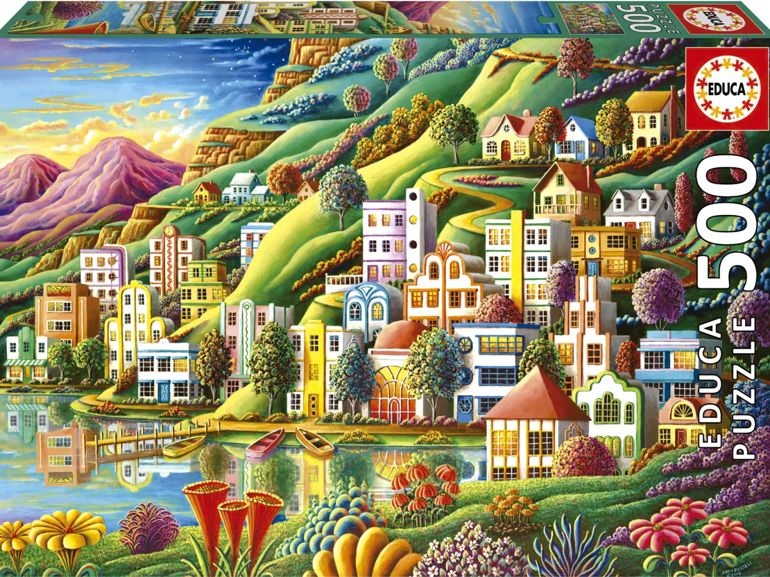 Puzzle 500 el. Miejskie nabrzeże