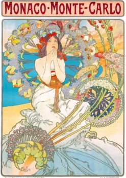 Puzzle 1000 el. Monaco / Monte Carlo, Alfons Mucha