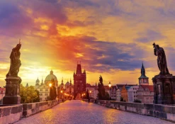 Puzzle 1000 el. Most Karola w Pradze / Czechy