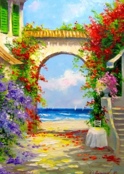Puzzle 1000 el. Nad brzegiem morza