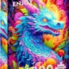 Puzzle 1000 el. Niebiański smok