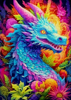 Puzzle 1000 el. Niebiański smok