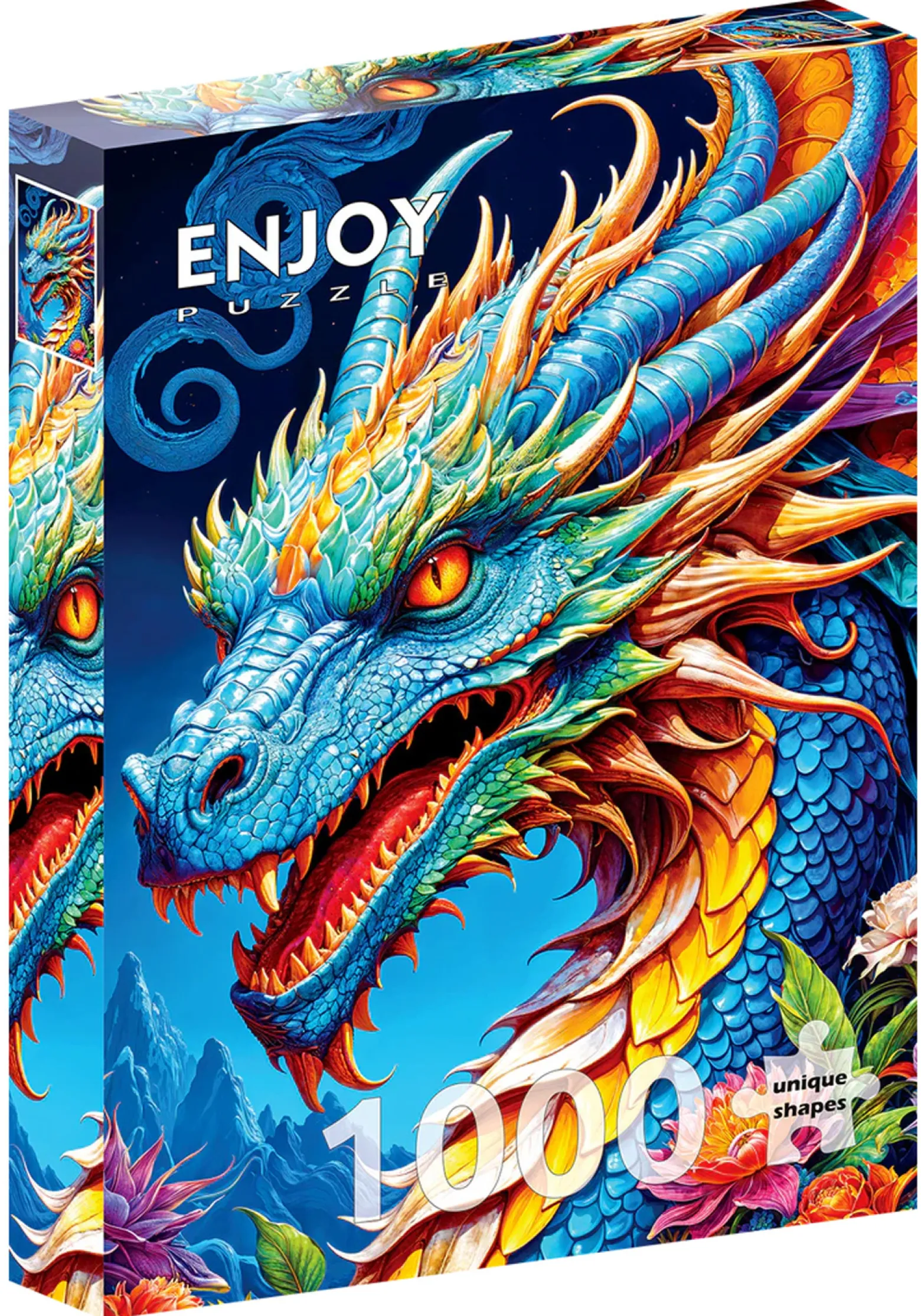 Puzzle 1000 el. Niebieski smok