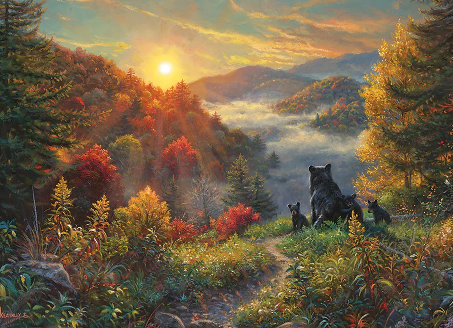 Puzzle 1000 el. Nowy dzień