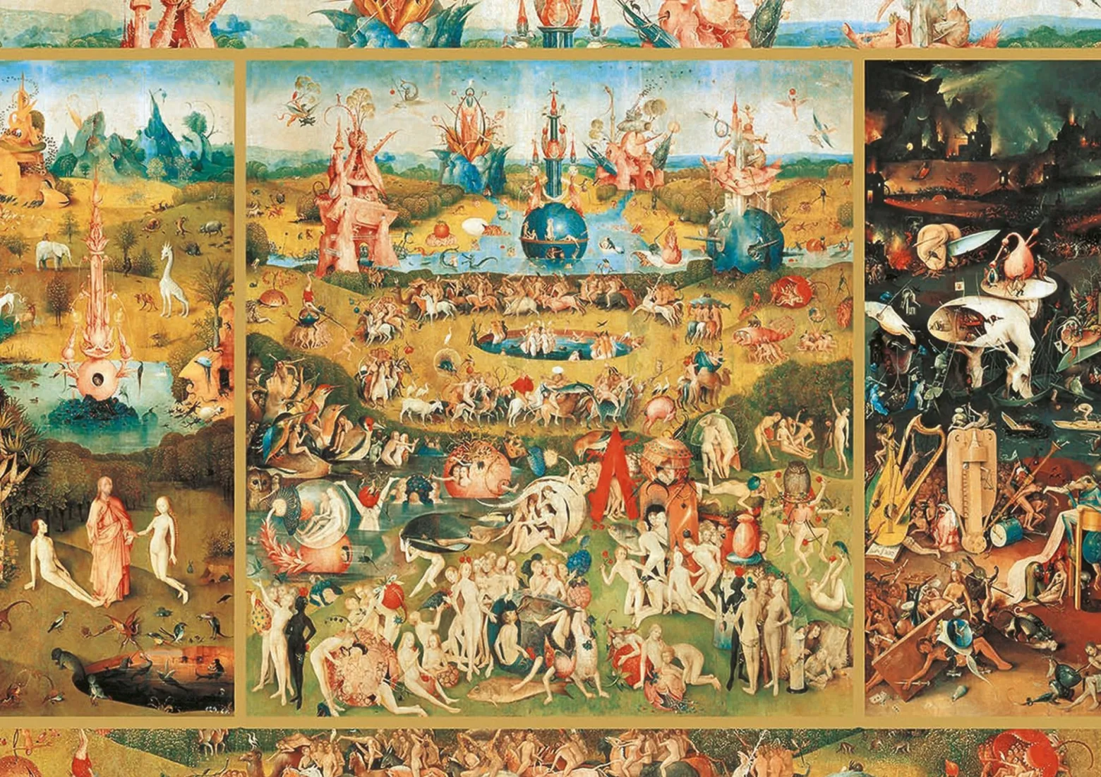 Puzzle 2000 el. Ogród rozkoszy ziemskich, Hieronim Bosch