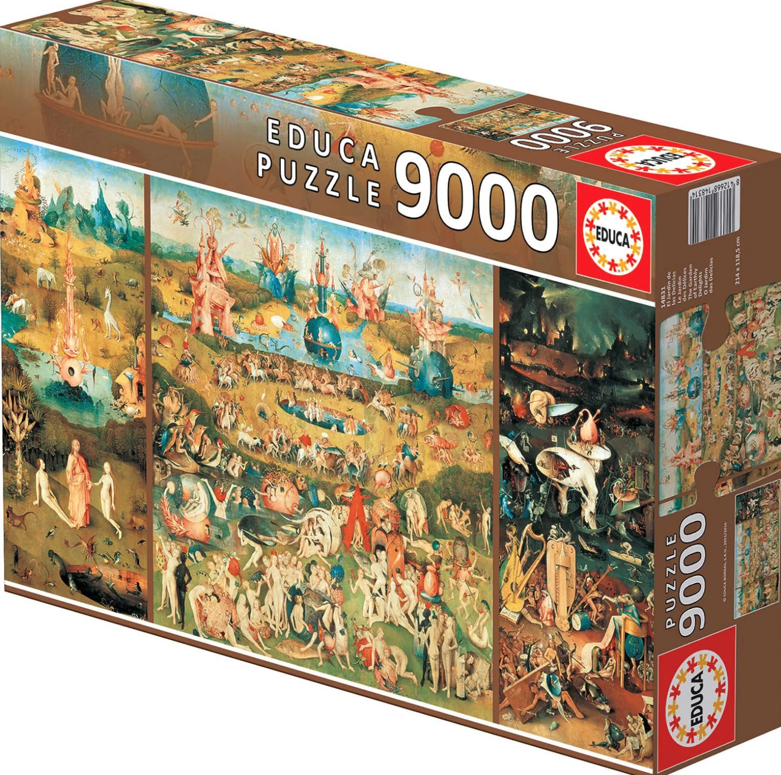 Puzzle 9000 el. Ogród rozkoszy ziemskich, Hieronim Bosch