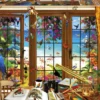 Puzzle 1500 el. Okno obserwatora ptaków