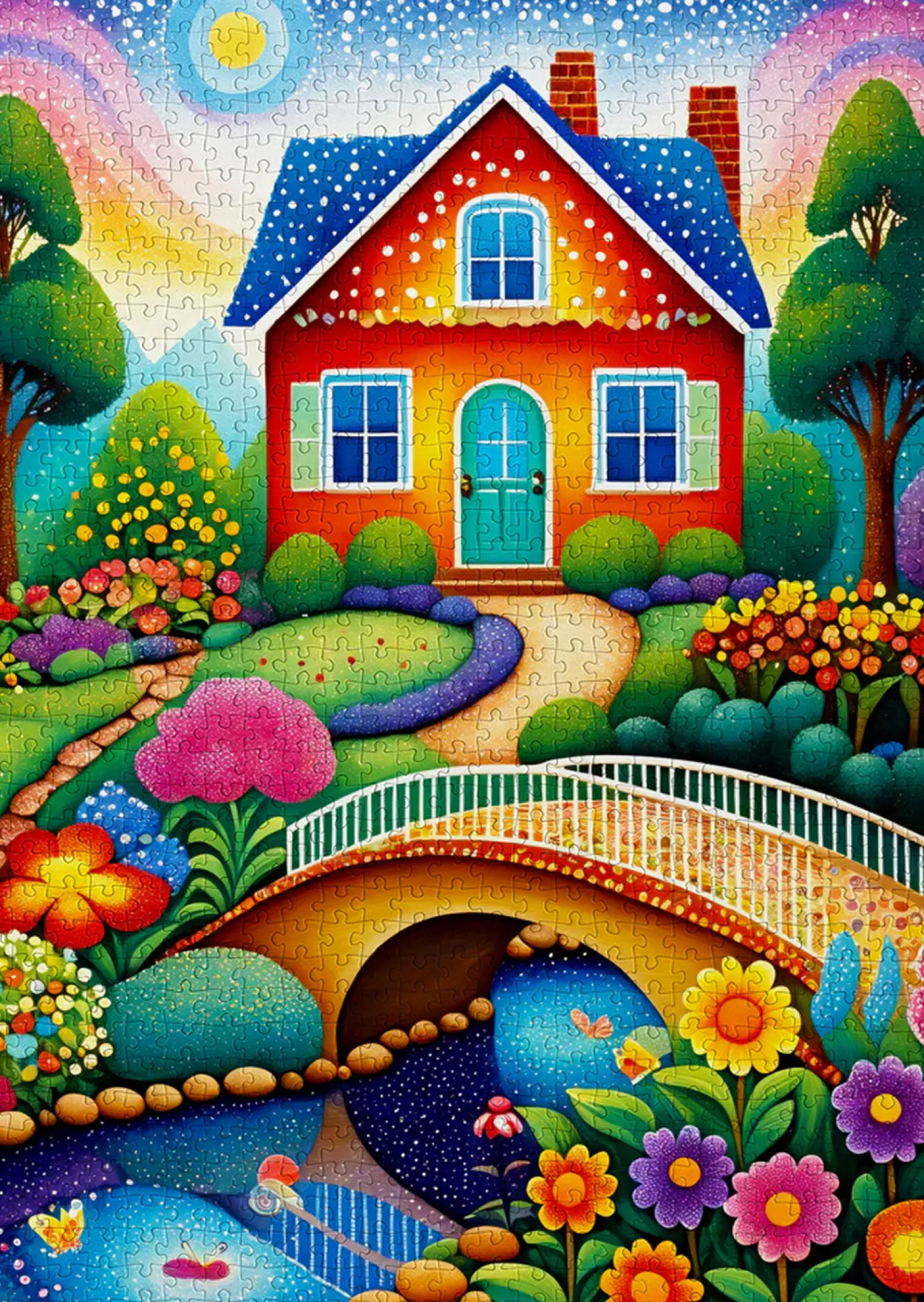 Puzzle 1000 el. Okolica pełna kolorów