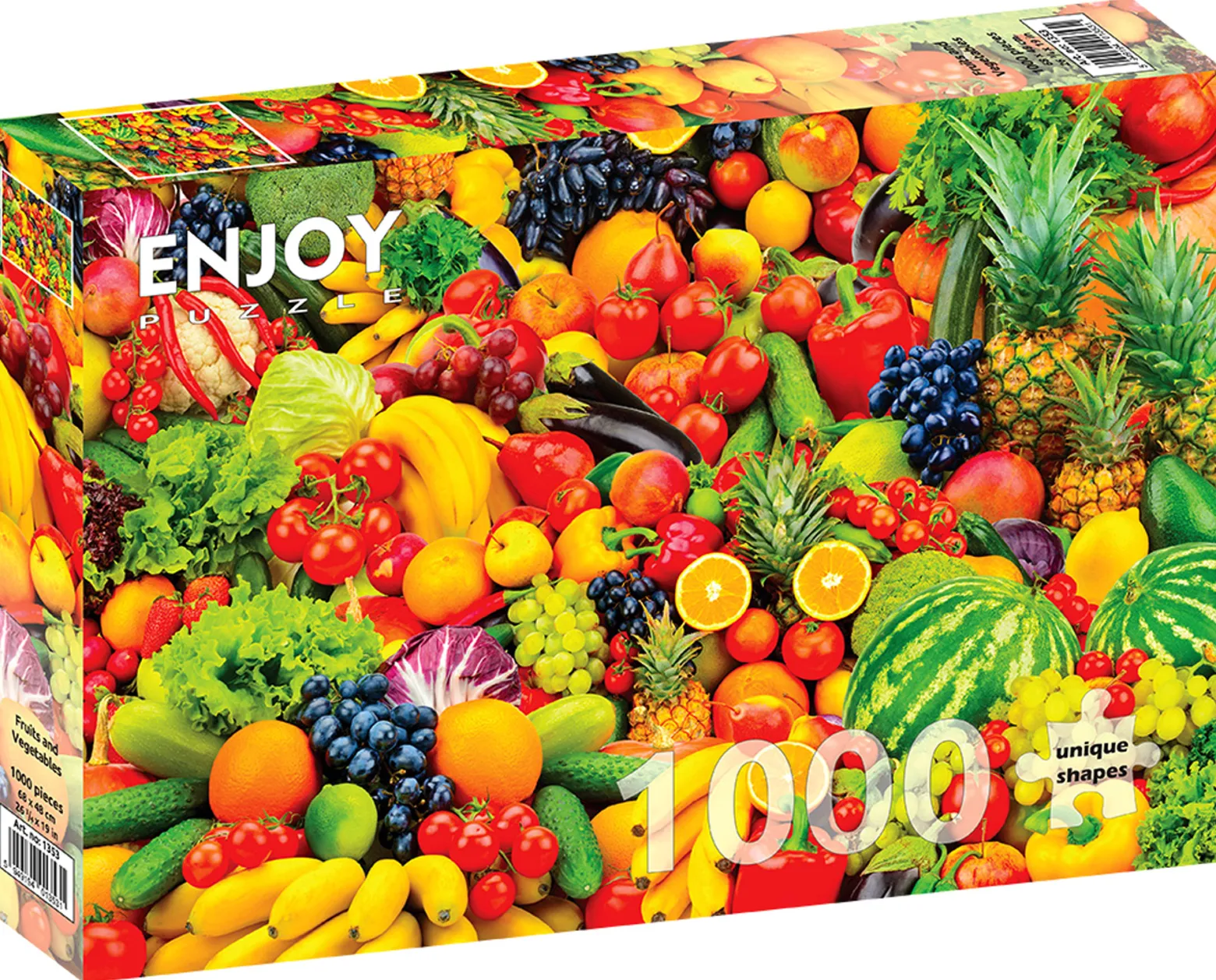 Puzzle 1000 el. Owoce i warzywa
