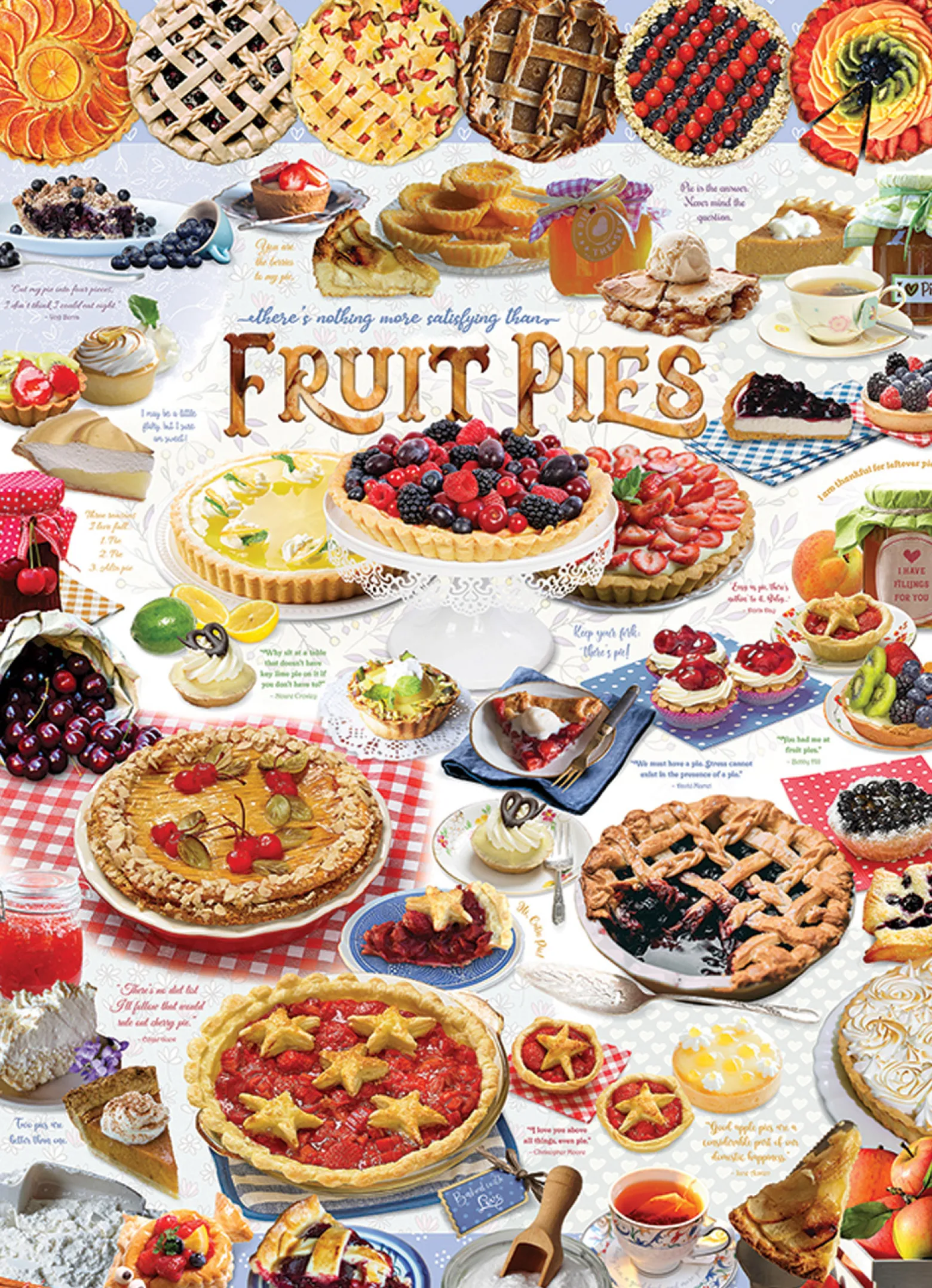 Puzzle 1000 el. Owocowe ciasta