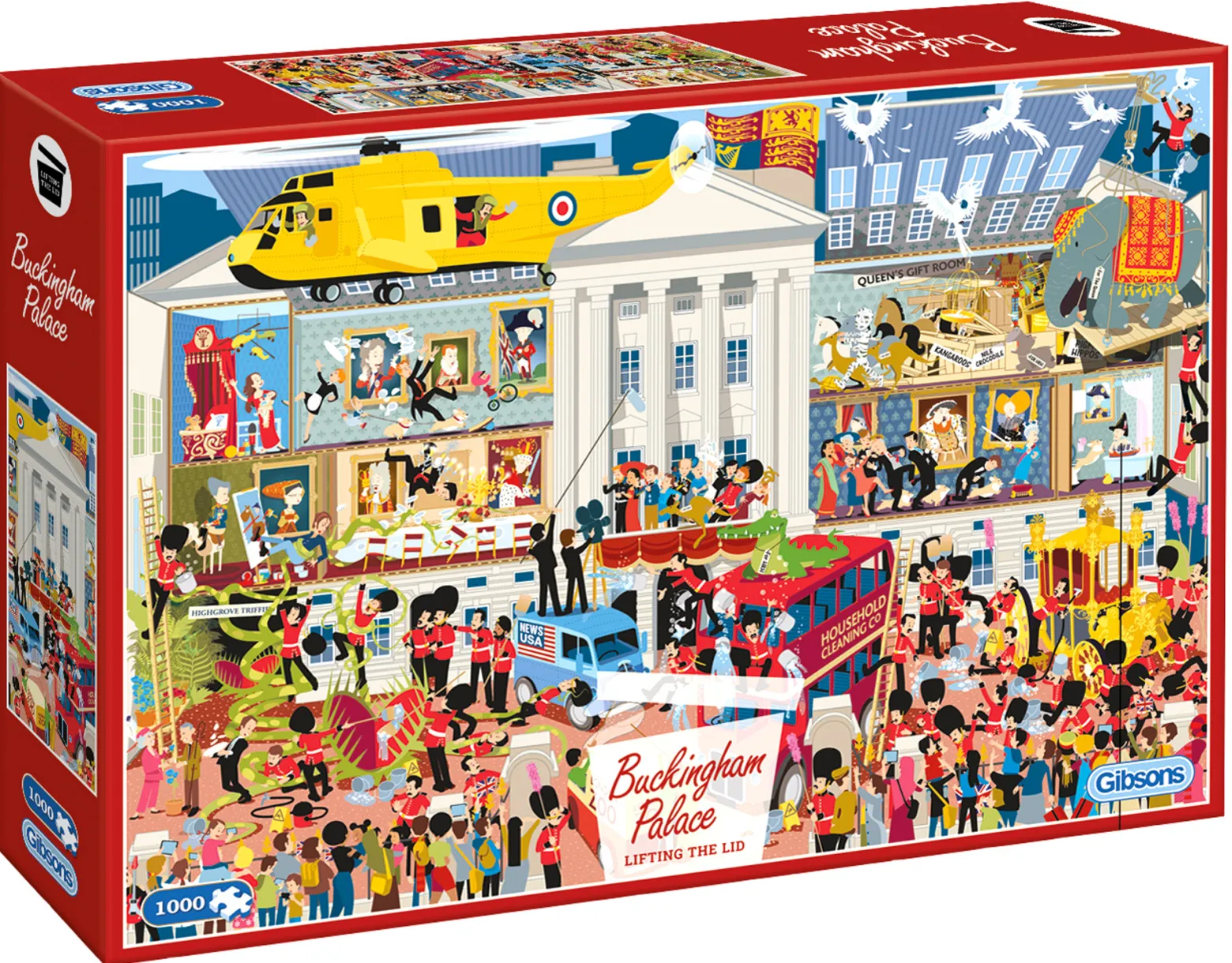Puzzle 1000 el. Pałac Buckingham