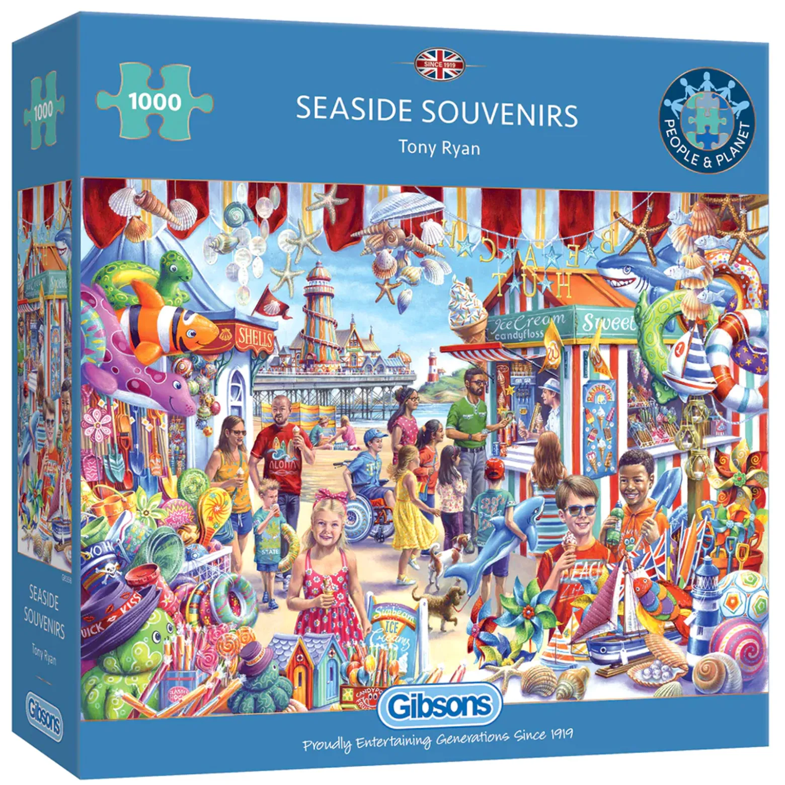 Puzzle 1000 el. Pamiątki znad morza