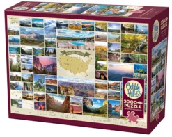 Puzzle 2000 el. Parki narodowe w Stanach Zjednoczonych
