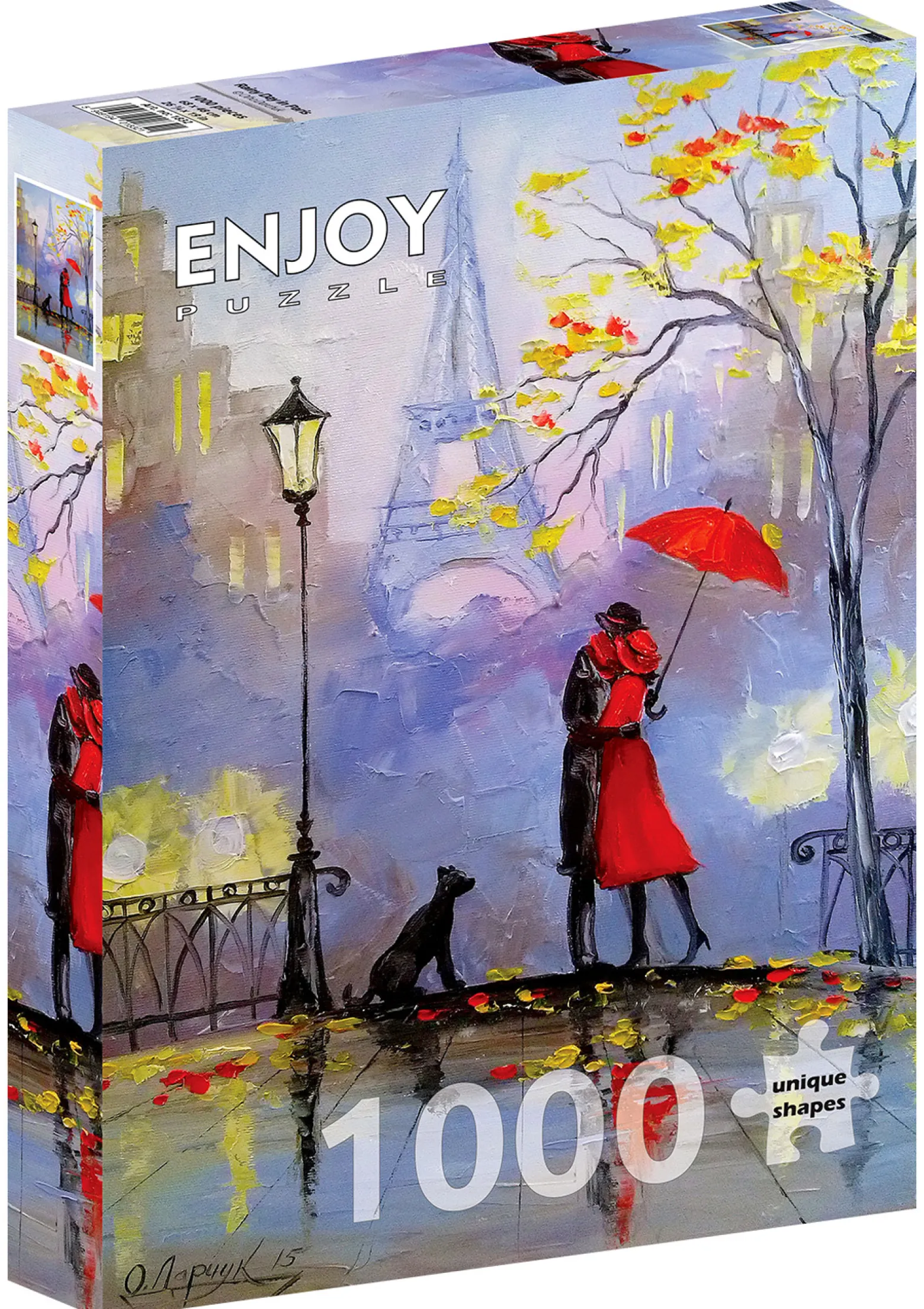 Puzzle 1000 el. Paryż we troje
