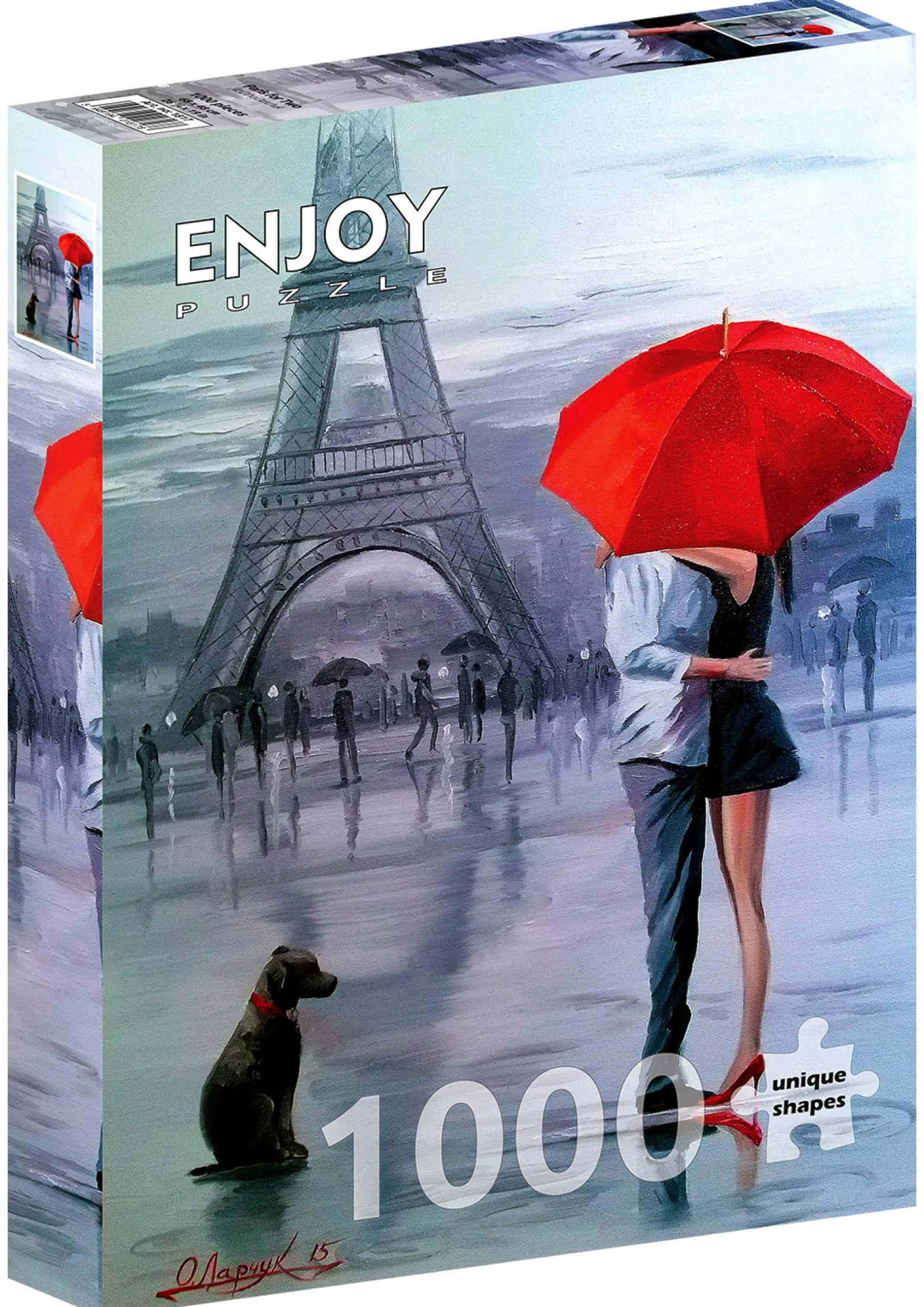 Puzzle 1000 el. Paryż we troje