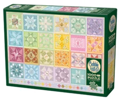 Puzzle 1000 el. Patchwork z gwiazdami