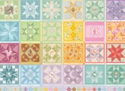 Puzzle 1000 el. Patchwork z gwiazdami