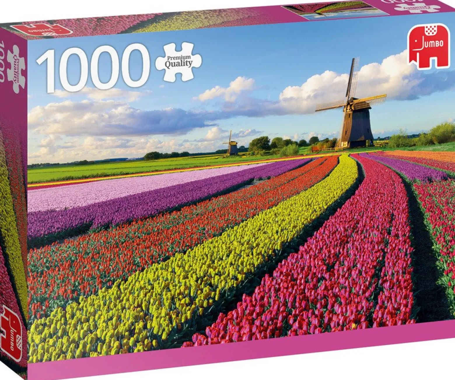 Puzzle 1000 el. PC Pole tulipanów