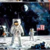 Puzzle 1000 el. Pierwsi ludzie na księżycu