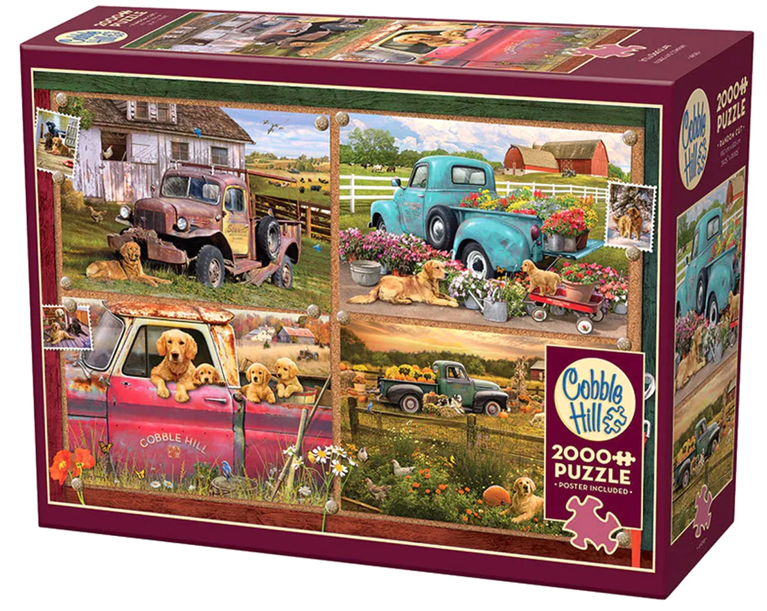 Puzzle 2000 el. Pieskie życie