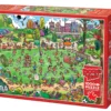 Puzzle 1000 el. Piłka jest okrągła, a bramki są dwie