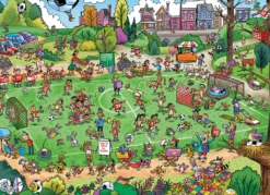 Puzzle 1000 el. Piłka jest okrągła, a bramki są dwie