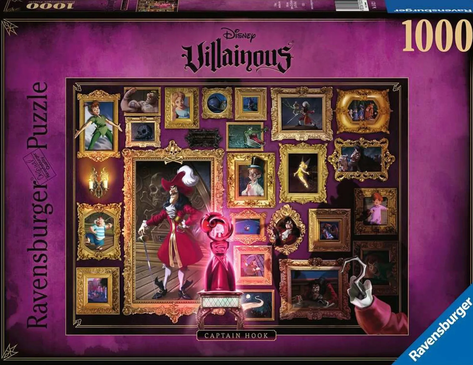 Puzzle 1000 el. Piotruś Pan (Złoczyńcy Disneya - Kapitan Hak)