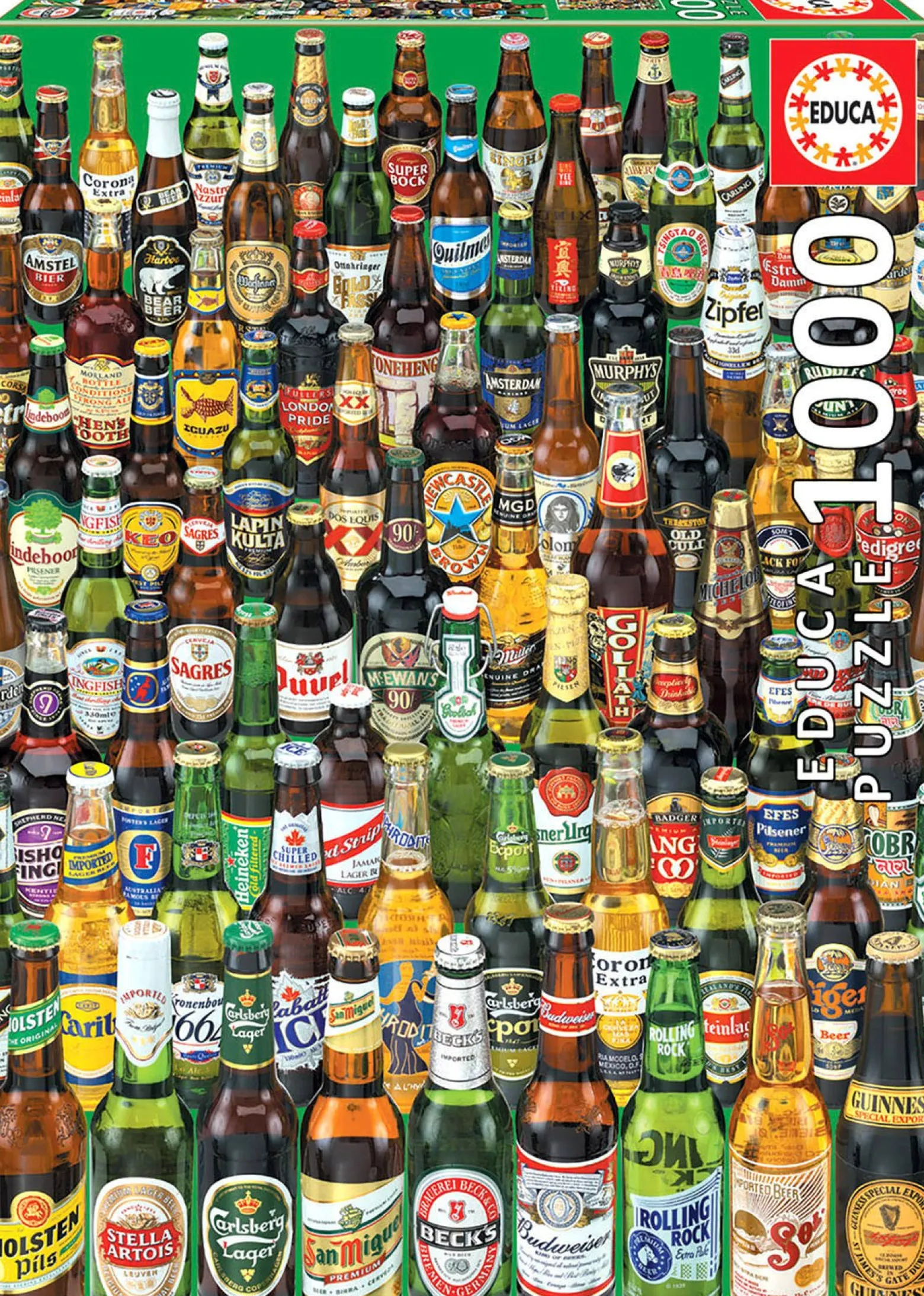 Puzzle 1000 el. Piwa świata
