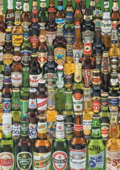 Puzzle 1000 el. Piwa świata